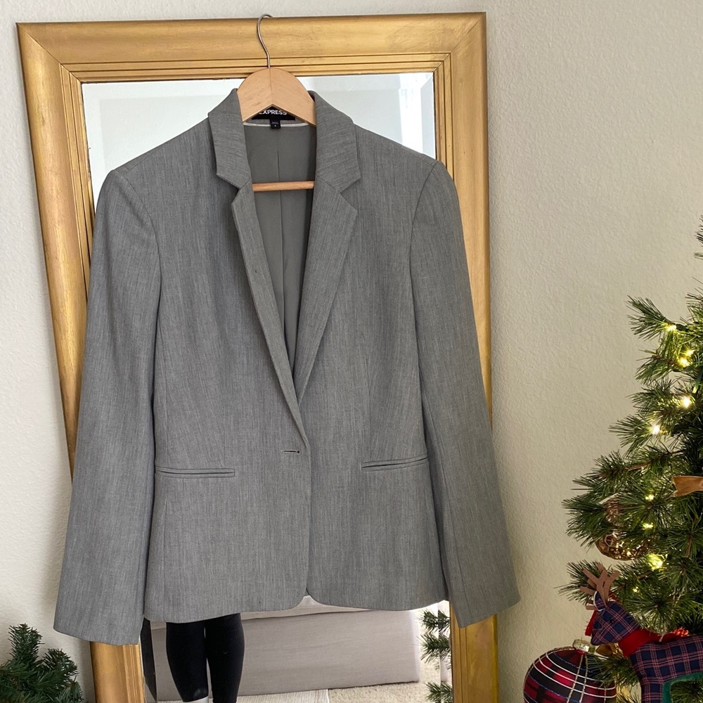 Express Light Gray Jacket